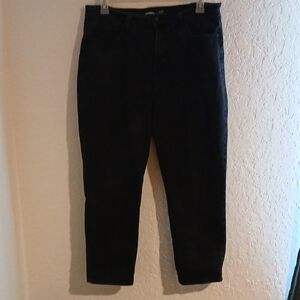 Old Navy Sky-Hi Straight, Faded Black Hi Rise Size 14